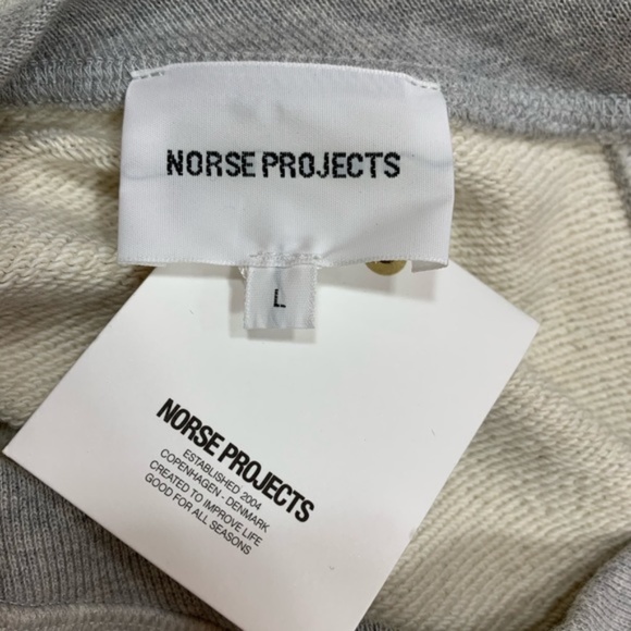 Men's Norse Projects Ketel Contrast Sweatshirt - Picture 4 of 5